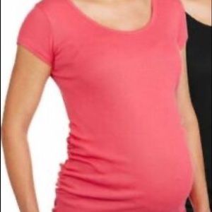 Motherhood maternity scoop neck tee